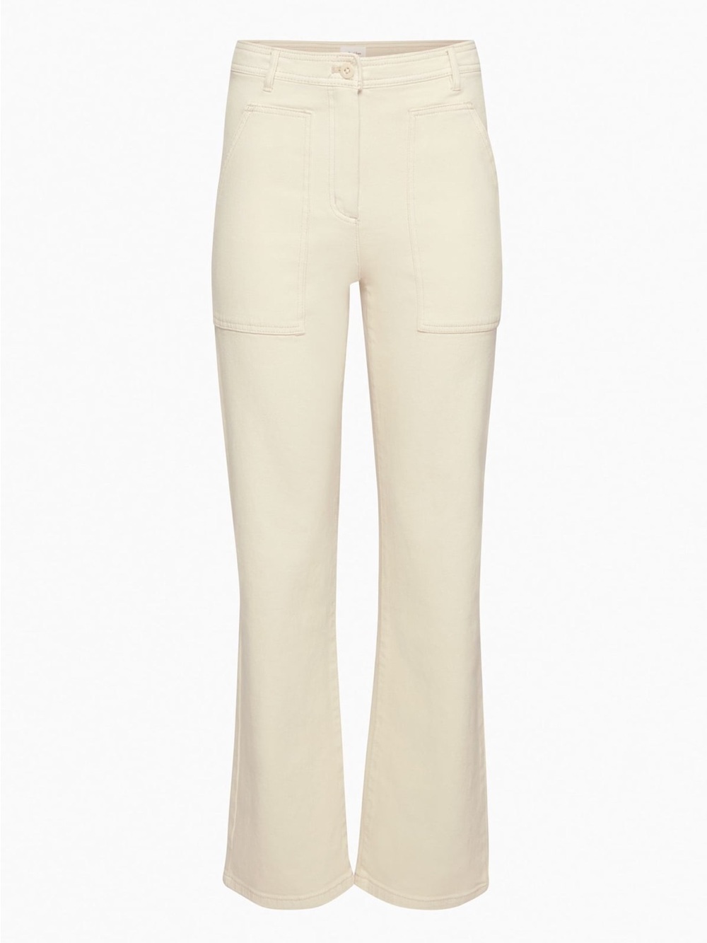 Aritzia Wilfred Free Modern Utility Pant GD Birch Beige Cream Size 0